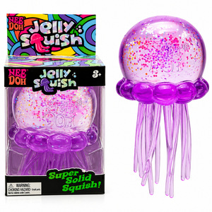 High Quality <strong>Large</strong> Size Glitter Jellyfish Squishy Toy Super Soft Squeeze Stress Relief Sensory Squeeze Toy for Kids - Product Image 5