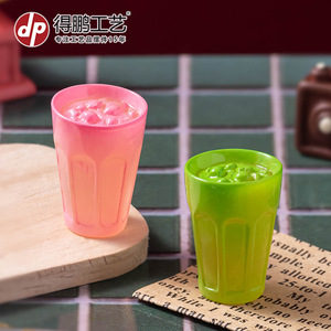 <b>Miniature</b> Resin Drink Cups Gradient Color Home Decoration Artistic Craft Desktop Ornament - Product Image 3