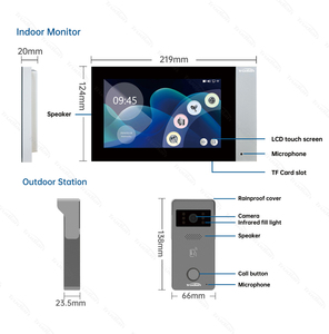 Trudian không thấm nước thông minh Wifi cửa chuông <span class=keywords><strong>video</strong></span> chuông cửa 2 dây thông minh cửa chuông cửa trước điện thoại máy ảnh liên lạc - Product Image 4