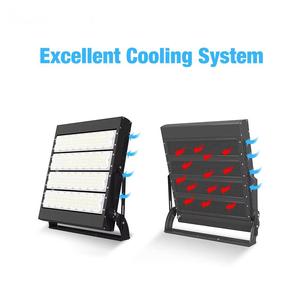 IP66 Waterproof RGB <b>LED</b> Stadium Flood <b>Light</b> 200W 300W 1000W 1200W, Commercial Outdoor Sports Arena Lighting - Product Image 4