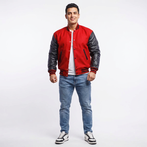 Custom Logo Wool Chenille Embroidery <b>Baseball</b> Letterman <b>Jackets</b> <b>Men</b> Vintage Blank CollegeBaseballjacket <b>for</b> <b>men</b> - Product Image 1