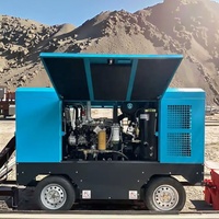 Bon prix compresseur d'air minier 25 bar haute pression moteur diesel portable compresseur d'air à vis Offre Spéciale au Vietnam