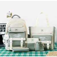 Ensemble de Sacs d'École Tendance Imperméables Personnalisables pour Étudiants