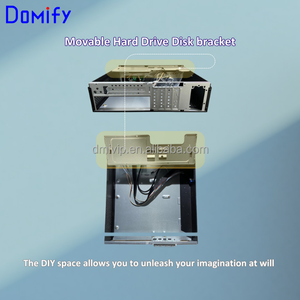 K15 tùy chỉnh HTPC Máy tính để bàn trường hợp mỏng dọc Micro ATX Mini ITX kim loại cff <span class=keywords><strong>Chassis</strong></span> 1U cung cấp điện PCIe Bảng điều chỉnh vật liệu nhựa - Product Image 5