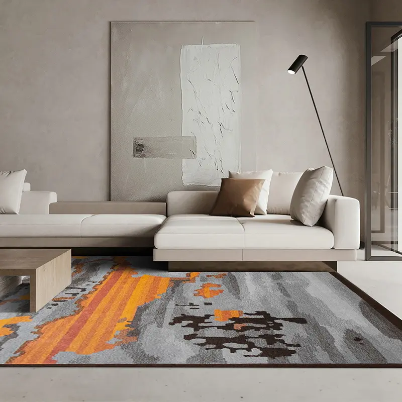 Luxus 100 % Neuseeland Wolle Seide Handgetuftete teppich gekissen persischen Wohnzimmer-Teppich waschbar Gebet einfarbig Design