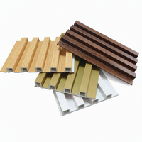 Panneau mural cannelé WPC en composite bois-plastique, à emboîtement, pour décoration intérieure – Vente en gros directe usine
