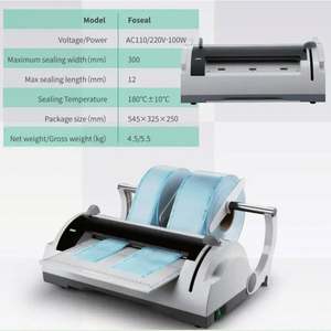 Máquina Selladora <span class=keywords><strong>de</strong></span> <span class=keywords><strong>Bolsas</strong></span> <span class=keywords><strong>de</strong></span> Esterilización Médica Dental, Selladora <span class=keywords><strong>de</strong></span> <span class=keywords><strong>Bolsas</strong></span> <span class=keywords><strong>de</strong></span> Autoclave Portátil <span class=keywords><strong>para</strong></span> Uso Comercial en Clínicas y Hospitales - Product Image 4