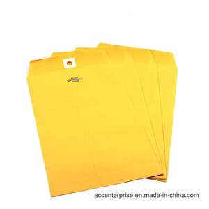 Usine Bon marché Enveloppe d'affaires noire de marquage à chaud Enveloppe impression logo personnalisé Enveloppe fenêtre logo impression étanche - Product Image 4