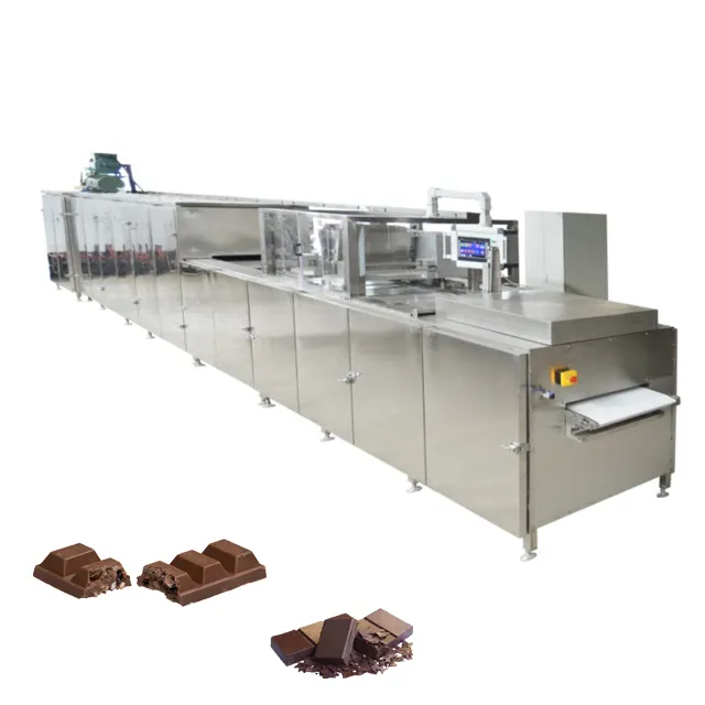 Chocolate making machine depositing line chocolate bar production line
