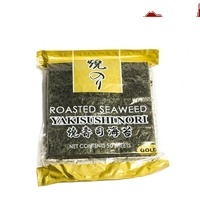 <span class=keywords><strong>Nori</strong></span> de sushi séché aromatisé et grillé, 19cm*21cm en sachet (10/50/100 feuilles) - Product Image 3
