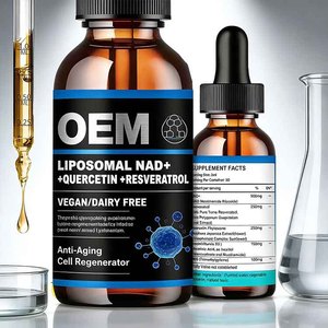 Suplemento Dietético Vegano OEM NAD+ Resveratrol 120 Cápsulas para Adultos (No Apto para Mujeres Embarazadas) Envejecimiento Saludable Reparación del ADN - Product Image 5