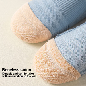 <span class=keywords><strong>Calze</strong></span> a Compressione in Cotone per Donna, Professionali per Fitness, Sport e Yoga, con Fondo in Spugna per Assorbimento del Sudore e Compressione Muscolare - Product Image 4