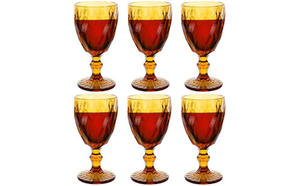 Ensemble de gobelets <span class=keywords><strong>à</strong></span> vin vintage en ambre, 10 oz, pour mariage, fête, bar, verrerie, <span class=keywords><strong>jolis</strong></span> <span class=keywords><strong>verres</strong></span> <span class=keywords><strong>à</strong></span> <span class=keywords><strong>eau</strong></span> colorés, <span class=keywords><strong>verres</strong></span> <span class=keywords><strong>à</strong></span> vin vintage - Product Image 6