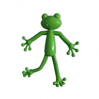 Support de plante en forme de grenouille 200g pour plantes grimpantes, décoration intérieure toute saison