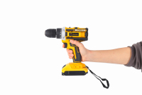 Taladro Inalámbrico de Alta Calidad de 10 mm con Motor de Escobillas y Batería de Iones de Litio de Velocidad Variable, Kit de Herramientas Compatible con OEM para Bricolaje