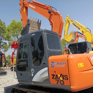 HITACHI รถตักตีนตะขาบมือสอง ZX70ผลิตในญี่ปุ่นส่วนประกอบแกนเครื่องยนต์ของอีซูซุ - Product Image 3