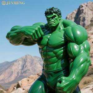 Berühmte Superheld Fiberglas Hulk Skulptur, muskulöse männliche, Fiberglas Hulk Statue, Harz Skulptur - Product Image 4