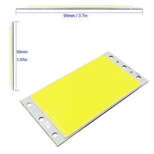90x45mm High Brightness 12V 20W Cob <b>LED</b> Chip High Power <b>Work</b> Lamp Multi <b>Light</b> Colors - Product Image 4