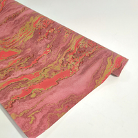 Papier d'emballage cadeau de luxe SY, épais, 150 g/m², rouge, spécial, grand format, écologique, doré, pour la fabrication de boîtes à bijoux