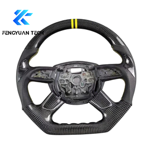 Volant de voiture en fibre de carbone forgée pour <span class=keywords><strong>Audi</strong></span> A3 8P A4L B8 <span class=keywords><strong>A5</strong></span> A6L C6 Q5 8R Q7 4L A3 8p A4 B9 Tts Mk2 A4 B7 S5 B8.5 Q3 S4 C7 - Product Image 3