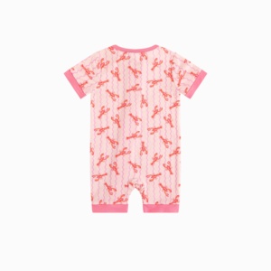 <span class=keywords><strong>Pijama</strong></span> de Bambú para Bebé Niña Miozing, Mono Transpirable de Verano 	 Ropa de Bebé de Bambú de 180 g/m² con Estampado Personalizado al por Mayor - Product Image 3