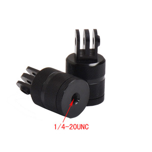 Adaptateur rotatif à 360° en aluminium pour <span class=keywords><strong>GoPro</strong></span> <span class=keywords><strong>Hero</strong></span> 13, DJI Osmo, Insta360 – Connecteur pivotant pour caméra d'action, trépied et <span class=keywords><strong>support</strong></span> de <span class=keywords><strong>casque</strong></span> - Product Image 2