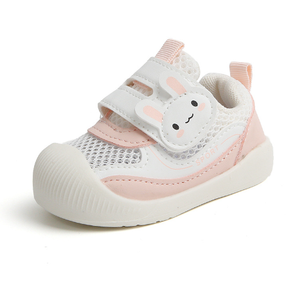 ฤดูใบไม้ผลิและฤดูร้อนเด็กอายุ <span class=keywords><strong>1</strong></span> ถึง 2 ปีรองเท้าตาข่ายกลวงเด็กวัยหัดเดินรองเท้าผ้าใบระบายอากาศด้านล่างนุ่ม - Product Image 1