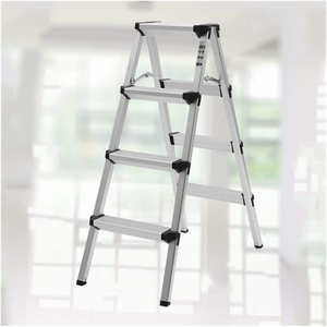 Hot Sale Portable 3-Step Folding Aluminium Stool <b>Ladder</b> Modern Industrial for Outdoor Home Use - Product Image 3