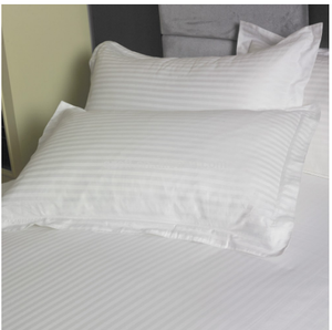 Draps <span class=keywords><strong>de</strong></span> literie d'hôtel blanc 250TC personnalisés en gros 4pcs double reine king size importé ensembles <span class=keywords><strong>de</strong></span> linge <span class=keywords><strong>de</strong></span> <span class=keywords><strong>lit</strong></span> d'hôtel housses <span class=keywords><strong>de</strong></span> <span class=keywords><strong>couette</strong></span> - Product Image 2