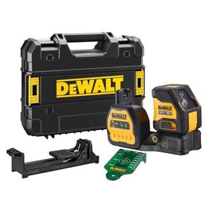 Niveau laser multi-lignes à faisceau vert Dewalt 520 Nm, largeur de ligne 2 mm, qualité industrielle, avec batterie et étui - Product Image 1