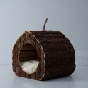 เตียงนอนแมวแบบพกพาสะดวกสบายเตียงแมวสัตว์เลี้ยงบ้านแมวเตียงสบายสำหรับเพื่อนขนยาวหวายสิ่งประดิษฐ์สำหรับแมวบ้าน - Product Image 1