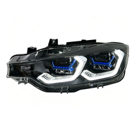 Nouveau phare laser SJC Auto pour BMW Série 3 F30 F35, mise à niveau vers phare laser X5, DRL jaune/blanc/ambre à changement de couleur