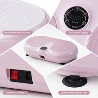 Plateforme vibrante silencieuse pour entraînement corporel complet 3D à domicile, portable, avec musique Bluetooth