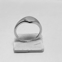 Kunden spezifisch graviertes Schmuck design 925 Sterling Silber Starburst Blank Plain Siegelring für Frauen