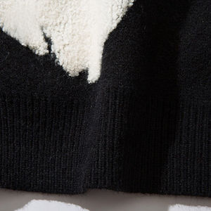 Charme dessin animé imprimé pull haute qualité en détresse pull tricoté femmes vêtements pour femmes - Product Image 5