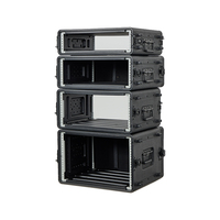 Vente en gros personnalisé 2u 3U 4U 6U antichoc étanche boîtier de montage en rack de 19 pouces avec Flight Case