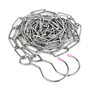 Jinxian Chain Clothesline Thickened Stainless Steel Windproof Outdoor Drying Line For Balcony <b>Hook</b> Type Rectangle - Product Image 5