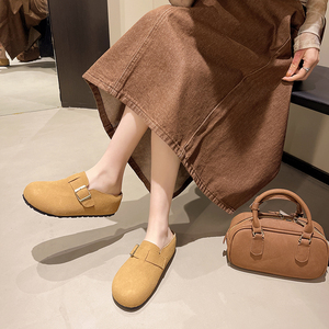 Boken Tuo <span class=keywords><strong>2025</strong></span> Dép nữ đi trong nhà đa năng thời trang ngoài trời Xăng đan một bước đế bệt Mùa Hè Thiết kế đế dày mới - Product Image 5