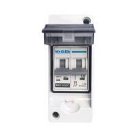 Boîtier de distribution DC étanche IP65 MythEle pour système photovoltaïque, interrupteur isolateur de batterie solaire MCB extérieur