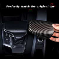 Nouvelle coque de pommeau de levier de vitesse en fibre de carbone véritable pour Audi A3/A4/A5/A6/A7/Q3/Q5/Q7/Q8/B8/B9/C7/C8, rétrofit du levier de vitesse, garantie 1 an