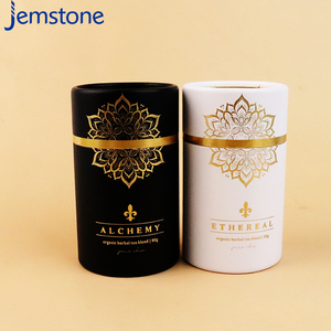 Vente chaude fournisseur de tubes en papier spécialisés emballage de tubes en papier kraft avec couvercle - Product Image 1