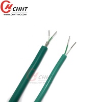 Fil thermocouple isolé torsadé en caoutchouc silicone de type K, résistant aux hautes températures, à bas prix, tension 12-300V