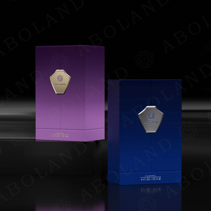 Abolard Luxury Perfume <b>Bottle</b> Gift <b>Box</b> Rigid Paperboard Packaging Gold Foil Logo Satin Liner High-End Cosmetic Design - Product Image 4