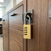 Cadenas en laiton de haute sécurité, bonne qualité, pas cher, anti-coupure, cadenas à combinaison à 4 chiffres de 30 mm