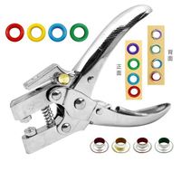 Kit de pinces à pression manuelles multifonctionnelles avec composants PLC, garantie 1 an, pour l'installation de rivets et l'ouverture d'œillets de 5 mm sur chaussures