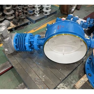 Butterfly Valve D943Y 100I DN500 High Pressure Hard <b>Seal</b> For High Temperature Applications - Product Image 4
