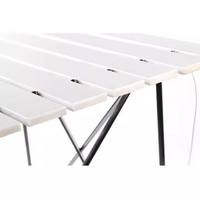 Table de camping pliable compacte et légère de haute qualité, en aluminium, design moderne, mobilier d'extérieur Jianfeng