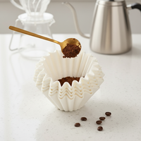 Filtres à café portables écologiques pour une tasse, 50 unités, filtres en papier jetables