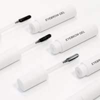 Crayon à sourcils 3 en 1 de marque privée OEM Gel teinté et brosse à sourcils résistant à la transpiration longue durée Maquillage des yeux aux herbes