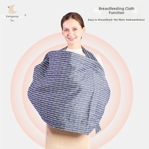 Nouveau porte-bébé Sears, <span class=keywords><strong>écharpe</strong></span> <span class=keywords><strong>de</strong></span> <span class=keywords><strong>portage</strong></span> croisée pour nouveau-né, respirante et confortable, pour nourrissons <span class=keywords><strong>de</strong></span> 0 à 6 mois, jusqu'à 15 kg - Product Image 4